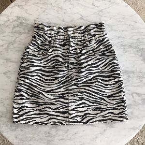 Denim Zara skirt